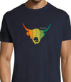 Highland Cow Head Multicolour