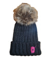 Sonsie Face Coo Furry Pom Pom Hat
