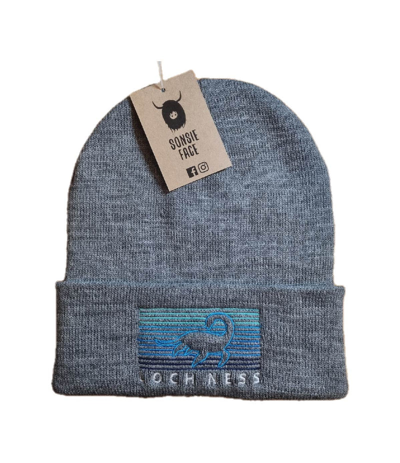 Loch Ness Silhouette Beanie Hat