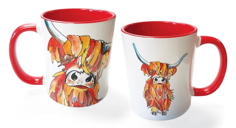 Mug with Highland Cow Face