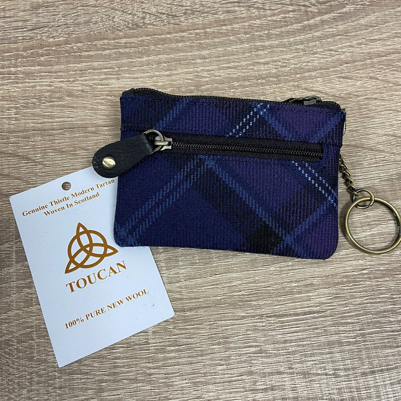 Scottish Tartan Coin/Key Purse