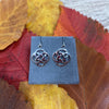 Sterling Silver Round Celtic Knot Pendant Earrings