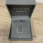 Sterling Silver Highland Cow Pendant Necklace