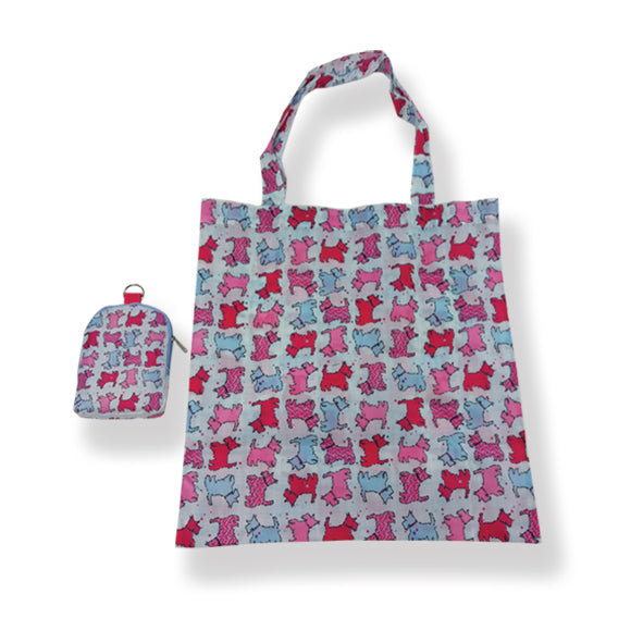 Scottie Dog Folding Shopper Bag